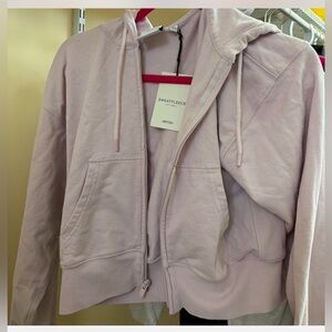 Aritzia Soft Purple Airy Terry Fleece Sweatshirt